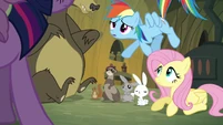 Rainbow Dash 'Fluttershy spoke with the woodland critters' S3E03