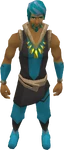 Prized pendant of Summoning equipped.png