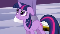 Twilight turning to the stained glass window S3E2