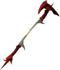 Dragon halberd detail