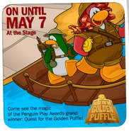 Quest for the Golden Puffle ad 1