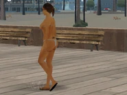 Chica bañista