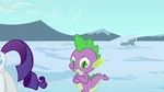 Spike following Rarity S3E2