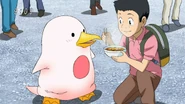 Komatsu feeding Yun