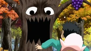 Dancing Grape scaring Komatsu and Yun