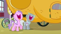 Silver Spoon and Diamond Tiara laughing again S3E4