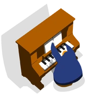 Penguin piano