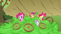 Sweetie Belle moving wheel away from her head S3E4