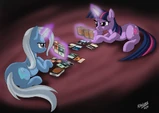 The Great And Powerful Trixie duel magic the gathering Twilight Sparkle