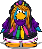 Neon Electro Hoodie Player Card