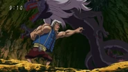 Jirou using Knocking on Demon Devil Serpent