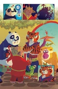 Furious five and po