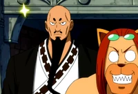 Annoyed bald Jura
