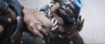 Sangheili helmet removed