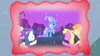 Flashback of Trixie being laughed at by ponies S3E05