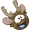 Reindeer Puffle laughing