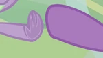 Twilight putting her hoof onto the dome S3E05