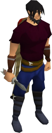 Dagger (class 4) equipped