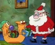 Santa with CatDog