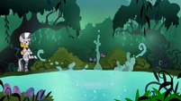Zecora sees Twilight fallen into water S3E05