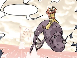 Flying fishopotamus