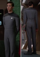 Provisional uniform, ribbed