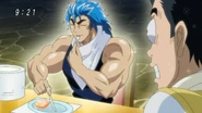Toriko shining from eating Jewel Meat