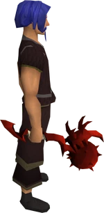 Dragon mace equipped