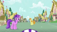 Amethyst staring at Scootaloo S3E6