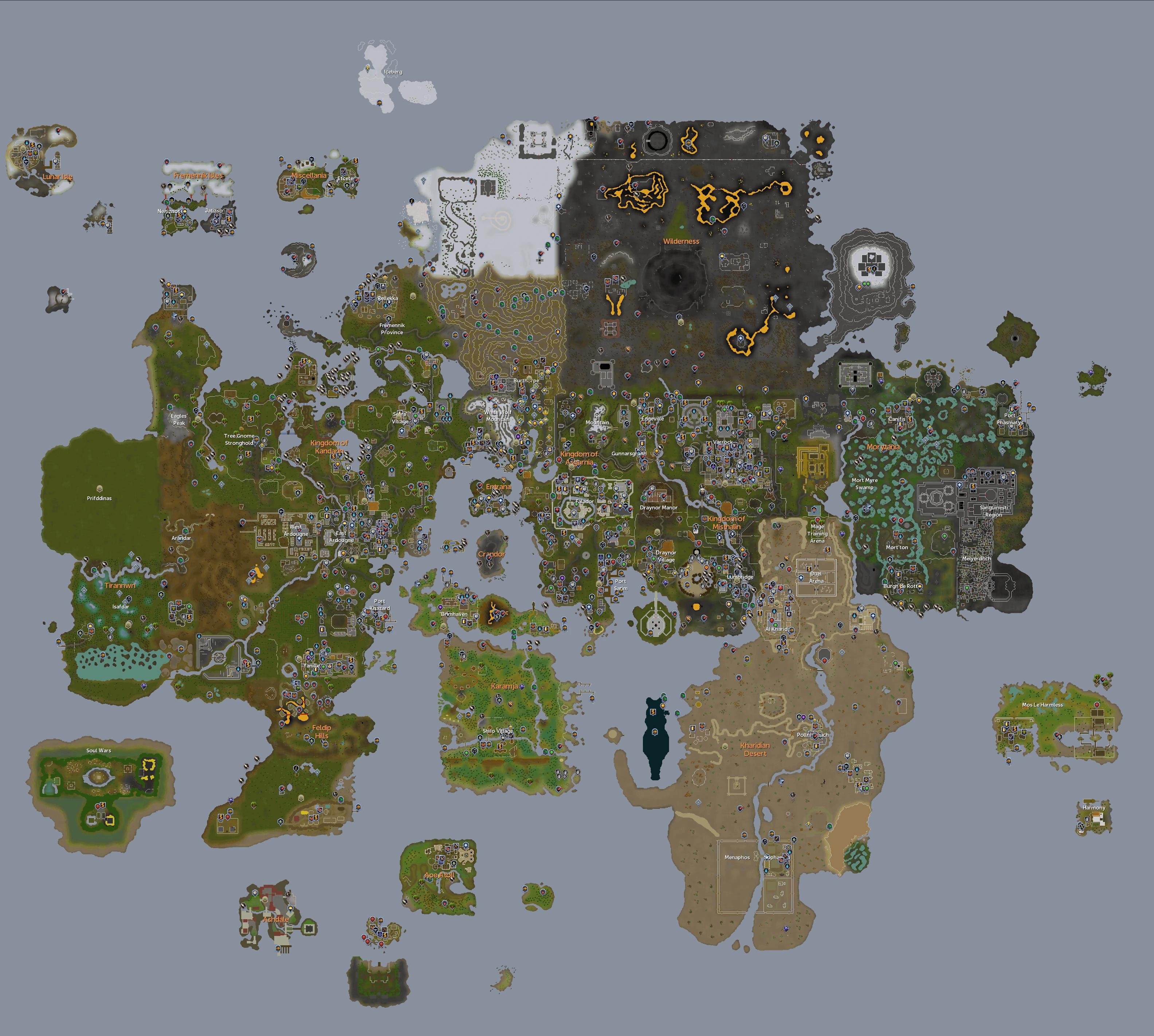 RuneScape Worldmap