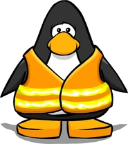 Safety Vest from a Player Card