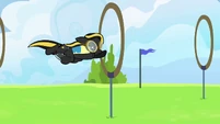 Midnight Strike flying through rings S3E07
