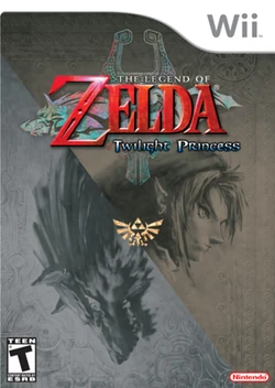 The Legend of Zelda Twilight Princess Portada (Wii)