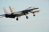 F-14 Tomcat with landing gear down