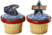 DecoPac Star Trek cupcake rings