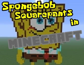 Spongebob in Minecraft Logo