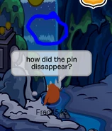 Pin disappeared!