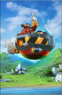 Taking easy on Eggmobile.