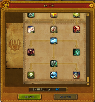 Skilltree rogue