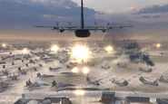 C-130 Dumping flares