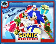 Christmas Sonic Card