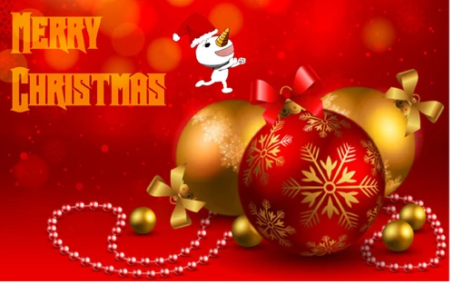 Merry Christmas made by Gilly