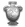 Silver vase large