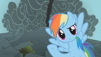 Rainbow Dash its a mountain S1E7