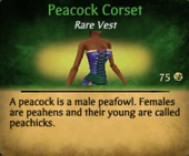 PeacockCorset