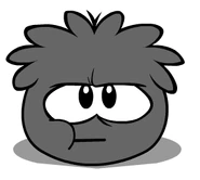 Black Puffle Chewing Gum