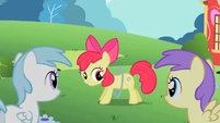 Princess Erroria and Cotton Cloudy impressed by Apple Bloom's moves S2E6