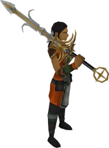 Saradomin godsword equipped