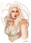 Daenerys Targaryen by Lorena Carvalho