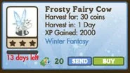 Frosty Fairy Cow Market Info (January 2012)